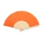 Éventail couleur en bambou - Kronix - Orange