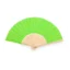 Éventail couleur en bambou - Kronix - Vert clair