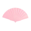 Éventail couleur en plastique - Tela - Rose