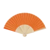 Éventail couleur en bambou - Mynor - Orange